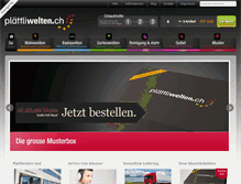 Tablet Screenshot of plaettliwelten.ch